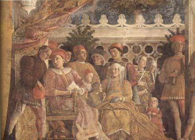 Andrea Mantegna The Gonzaga Family and Retinue finished (mk080 France oil painting art